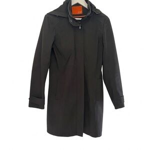 Soft shell trench coat